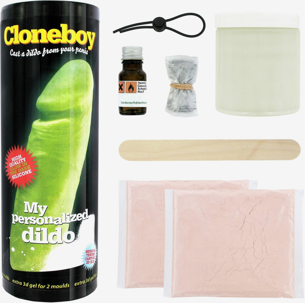 Cloneboy Dildo Glow In The Dark Nude