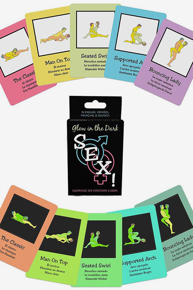 Glow In The Dark Sex Cards