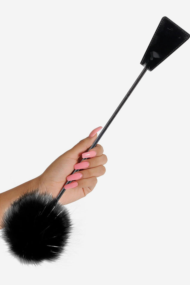 Feather Crop Black