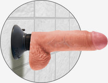 King Cock 7inch Vibrating Cock & Balls