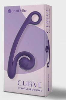 Snail Vibe Curve Duo Vibrator Purple