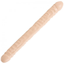 Dubbeldildo naturfärgad 45 cm