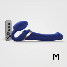 Strap-On-Me - Multi Orgasm Bendable Strap On - Night Blue - M