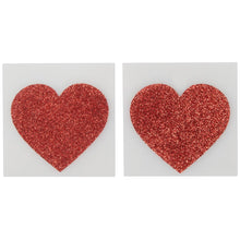 Cottelli Collection - Nipple Sticker Heart - Red - OS