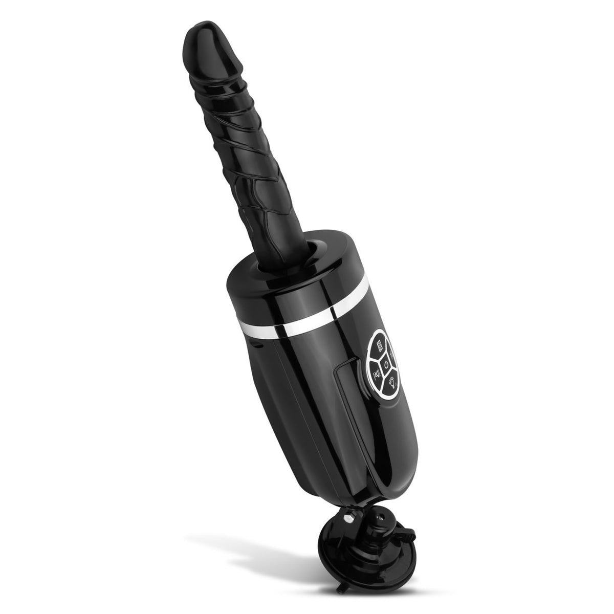 Teazers - Thrusting Dildo Vibrator - Black