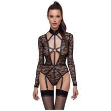 Lace Body with Straps Black