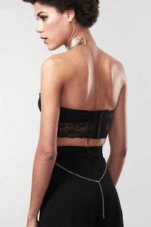 Desir Metallique Metallic Mesh Gold Collar